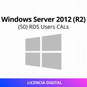 Windows Server 2012 (R2) (50) RDS Usuarios CALs